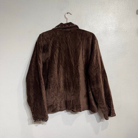 Don't Mess With Texas Brown Vintage Western Jacket Sz XL - Picture 8 of 11